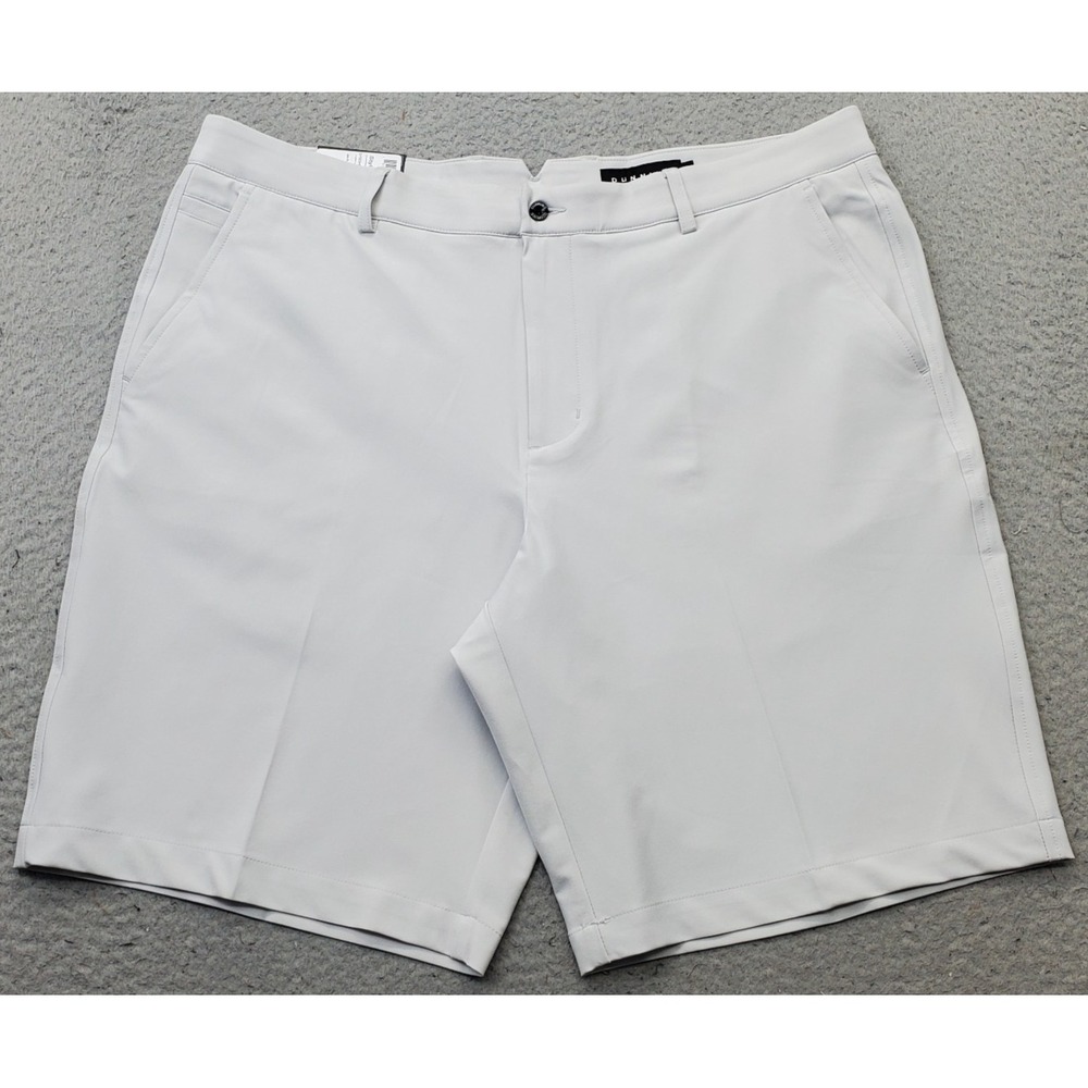 Dunning Golf Shorts Mens 38 Gray Player Fit Woven Performance Stretch D7S13H055